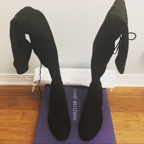 ❌SOLD❌Stuart Weitzman Lowland Over-the-Knees Boots - Picture 4 of 8